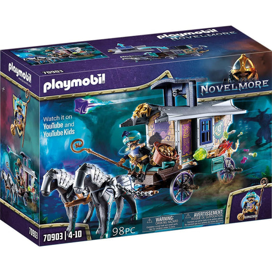 Playmobil Violet Vale Merchant Carriage with Magical Features (70903) by Playmobil