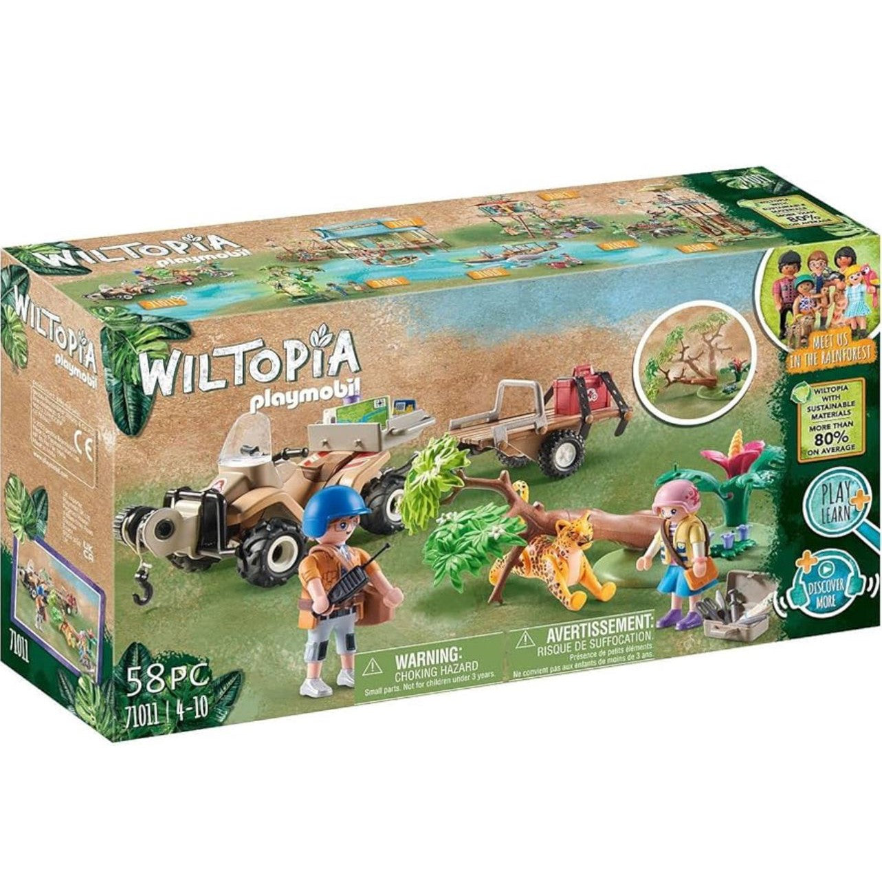 Playmobil Wiltopia Animal Rescue Quad (71011) by Playmobil