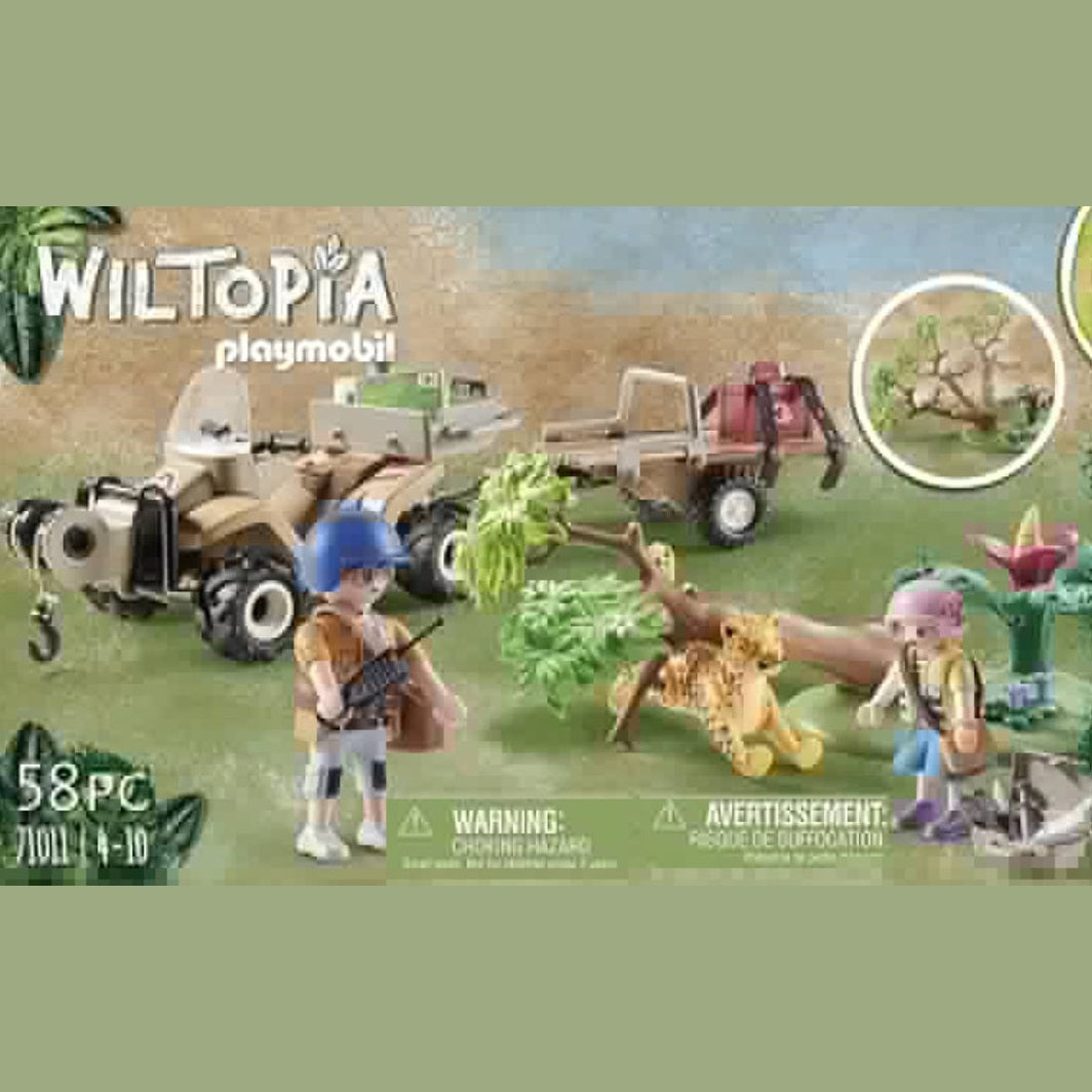 Playmobil Wiltopia Animal Rescue Quad (71011) by Playmobil