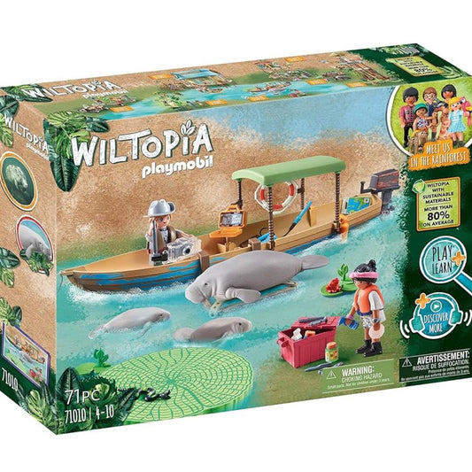 Playmobil Wiltopia Boat Trip to The Manatees (71010) by Playmobil