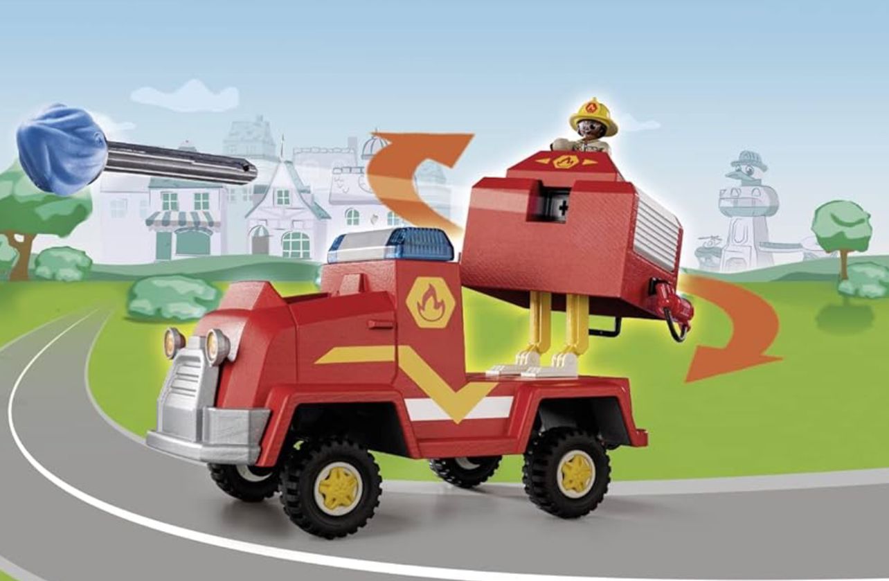 Playmobil Duck On Call  Fire Brigade Emergency Vehicle (70914)