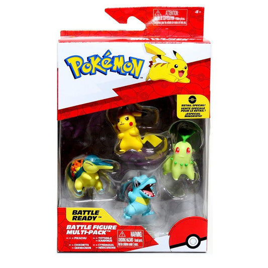 Pokemon Battle Figure Set of 4 by The Pokémon Company