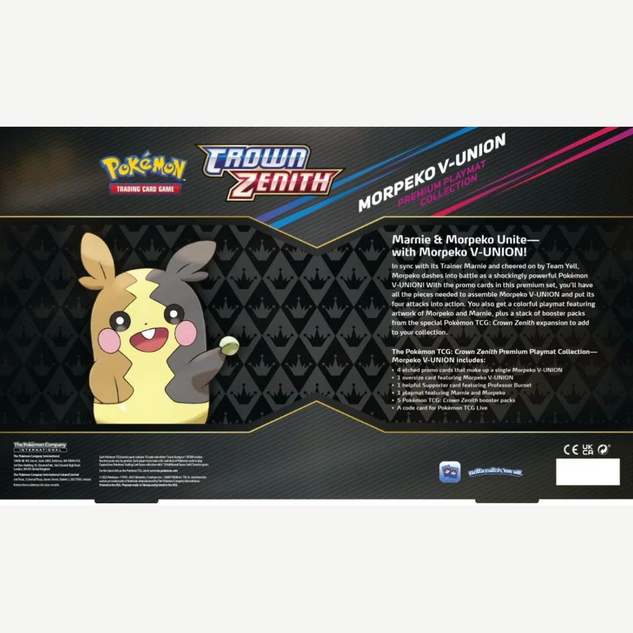 Pokemon Crown Zenith Morpeko V-Union by The Pokémon Company