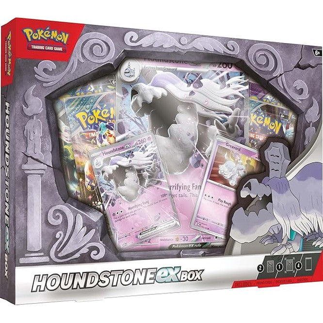 Pokémon TCG: Houndstone ex Box - 4 Packs, Promos