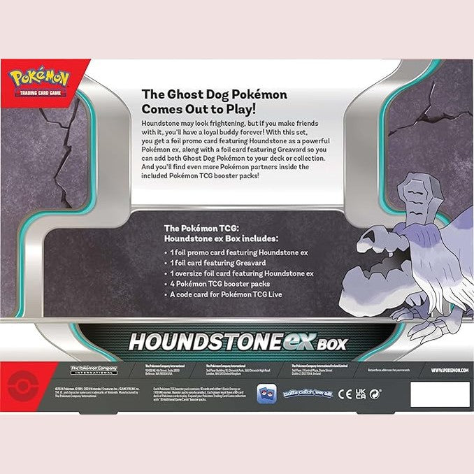 Pokémon TCG: Houndstone ex Box - 4 Packs, Promos