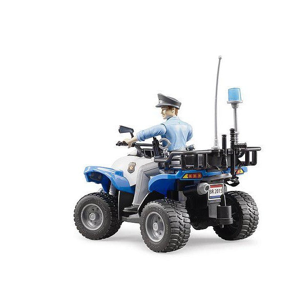 Police-Quad with Police officer and accessories by Bruder