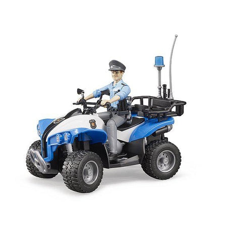 Police-Quad with Police officer and accessories by Bruder