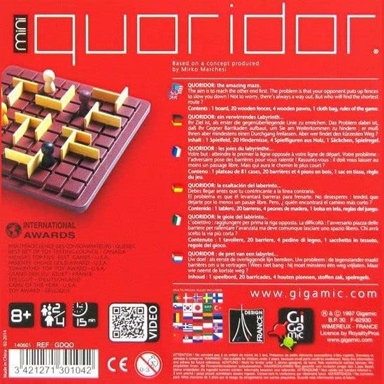 QUORIDOR MINI by Gigamic