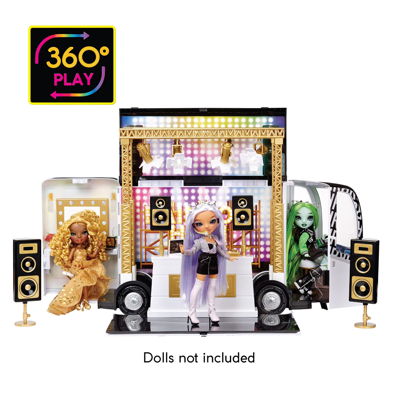 RAINBOW HIGH WORLD VISION TOUR BUS & BUS by MGA Entertainment