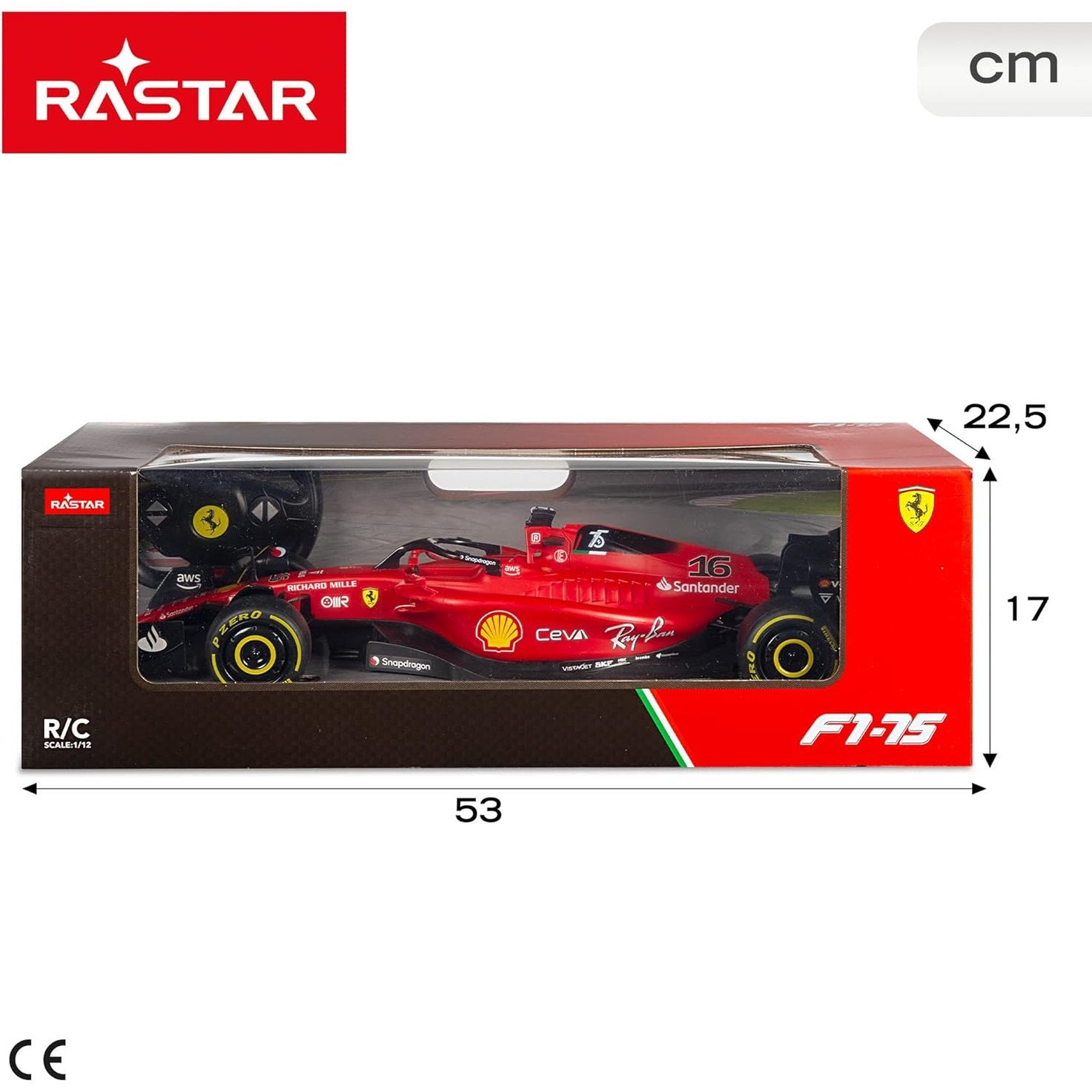 RASTAR 1:12 F1-75 FERRARI R/C by Rastar
