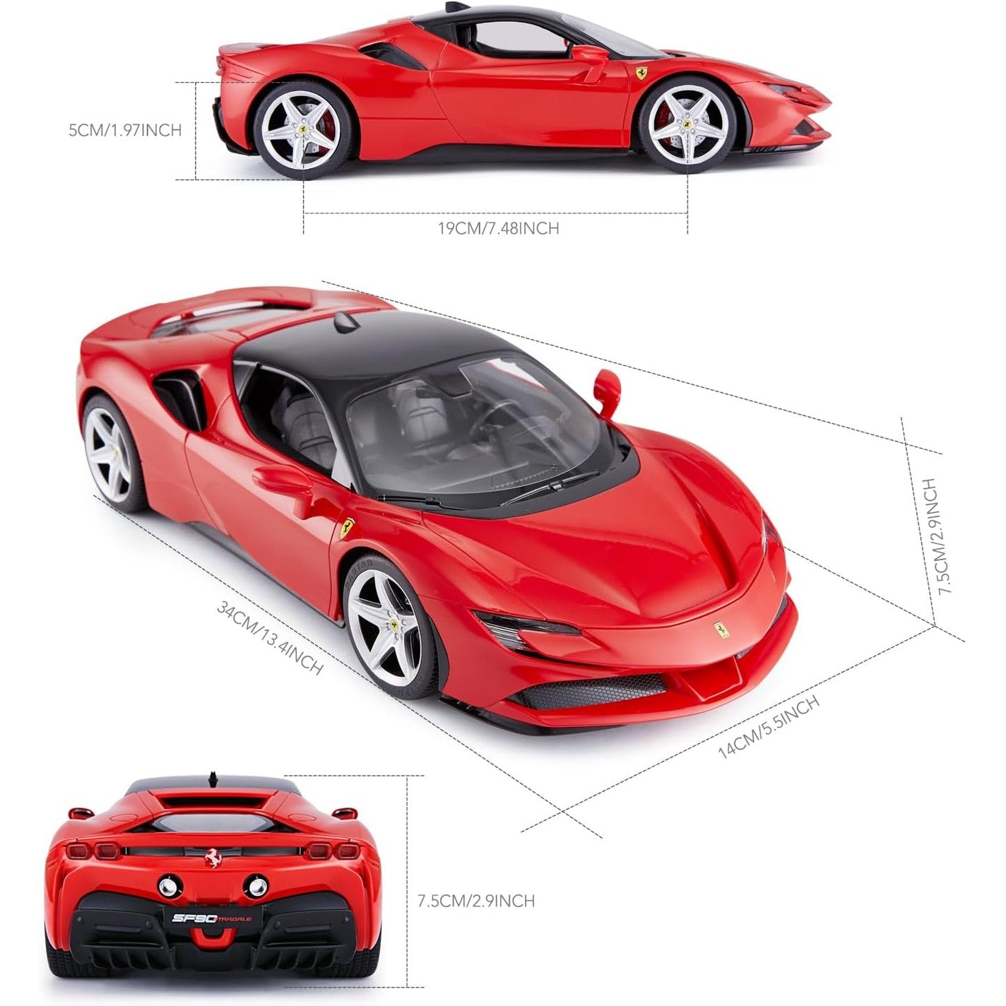 RASTAR 1:18 SF90 FERRARI R/C by Rastar