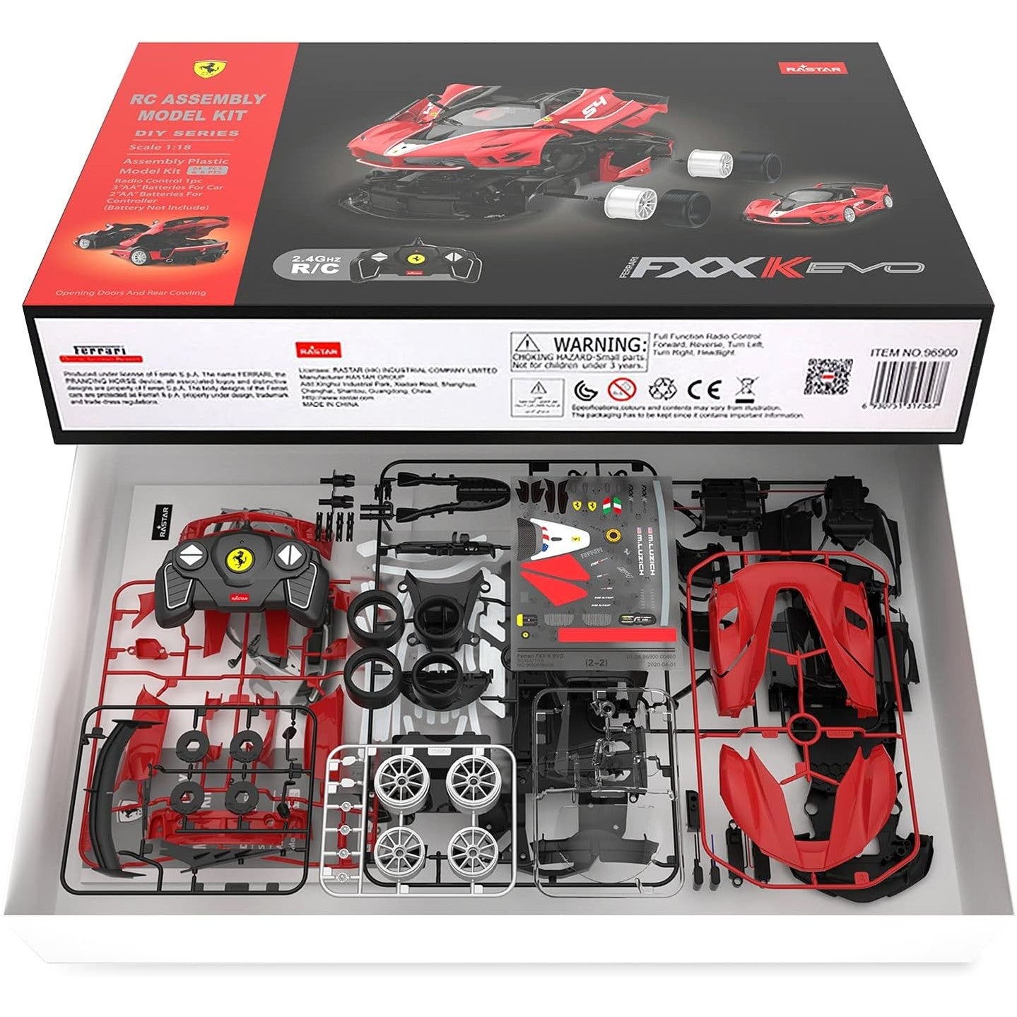 RASTAR 1:18MODEL KIT FERRARI FXXK EVO R/C by Rastar