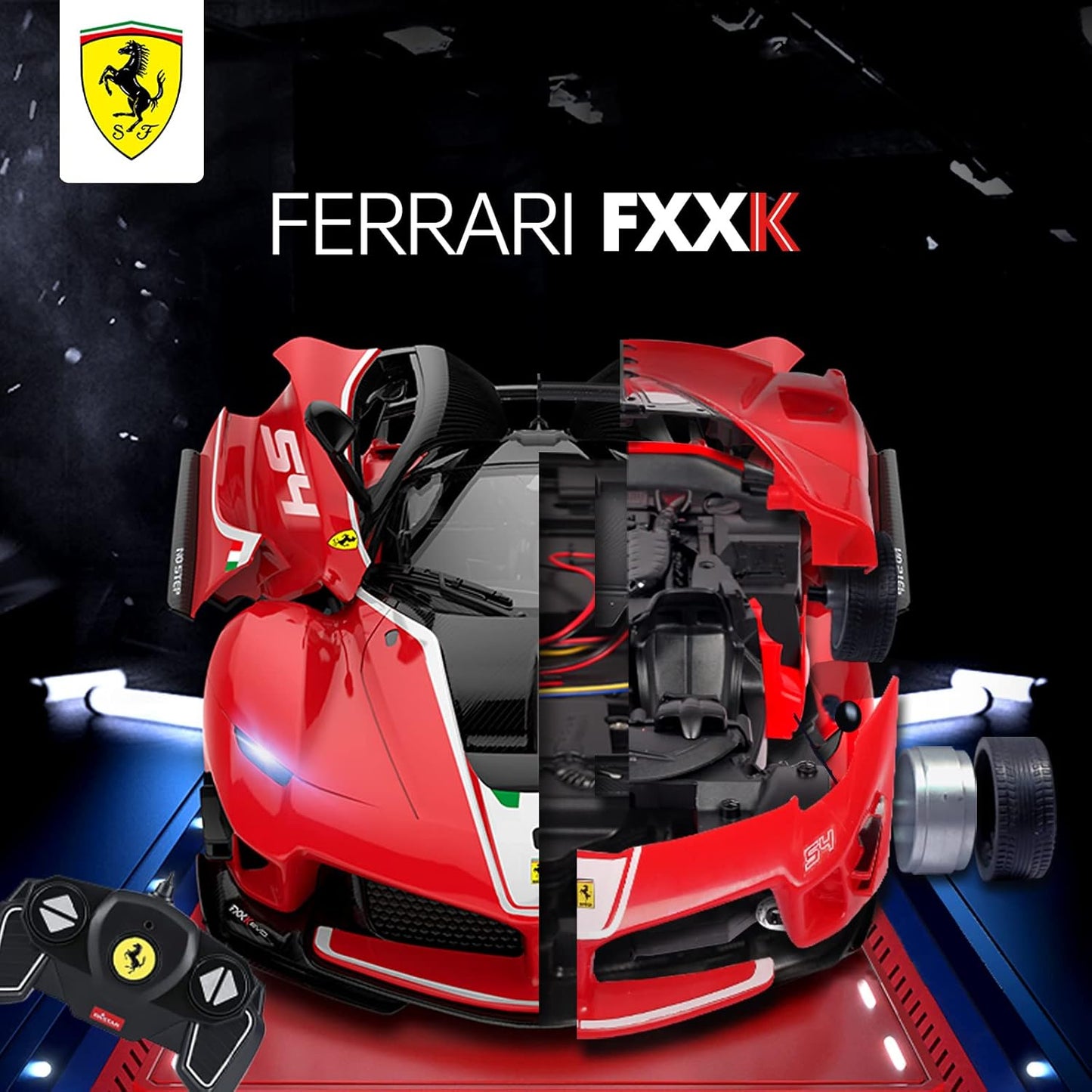 RASTAR 1:18MODEL KIT FERRARI FXXK EVO R/C by Rastar