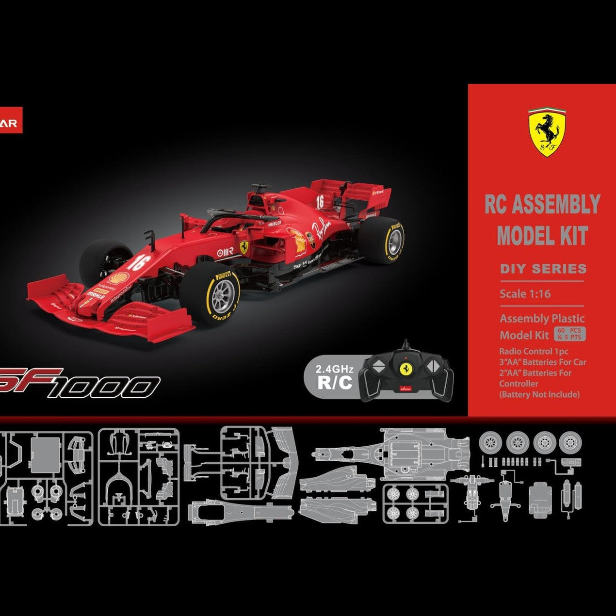 RASTAR ASSEMBLY MODEL KIT 1:16 F1 SF 1000 by Rastar