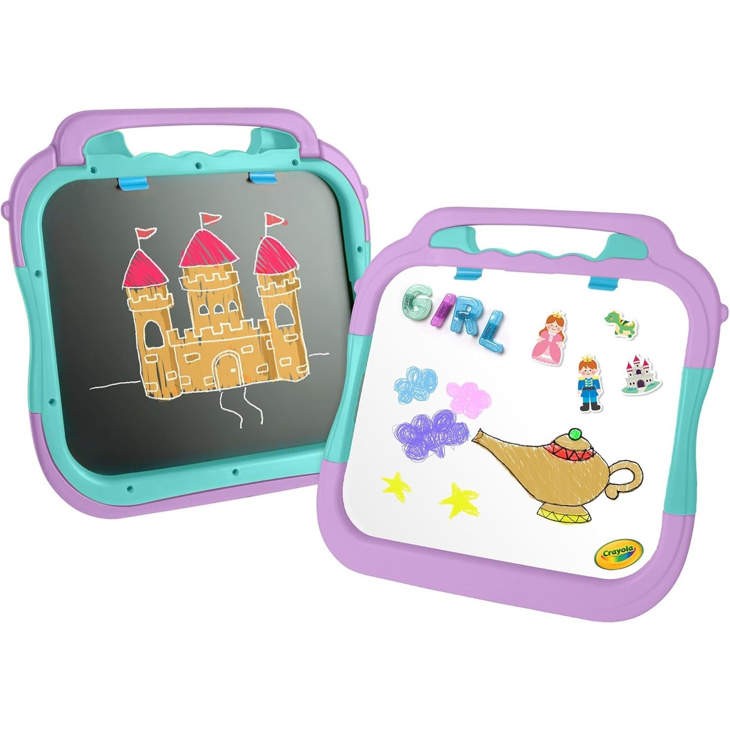 READY TO PLAY DOUBLE SIDED BOARD & STORYBOOK MAGNETIC PLAYSET by Crayola