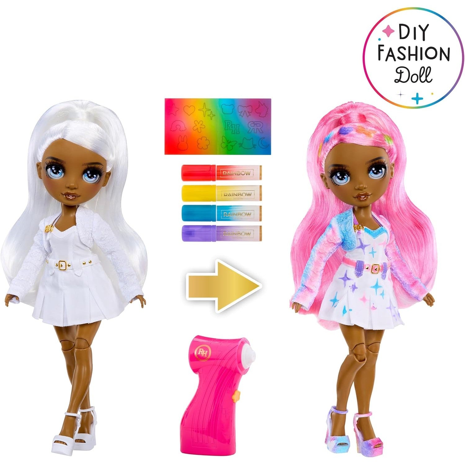 Rainbow High Air Brush & Create - GREY EYES by MGA Entertainment