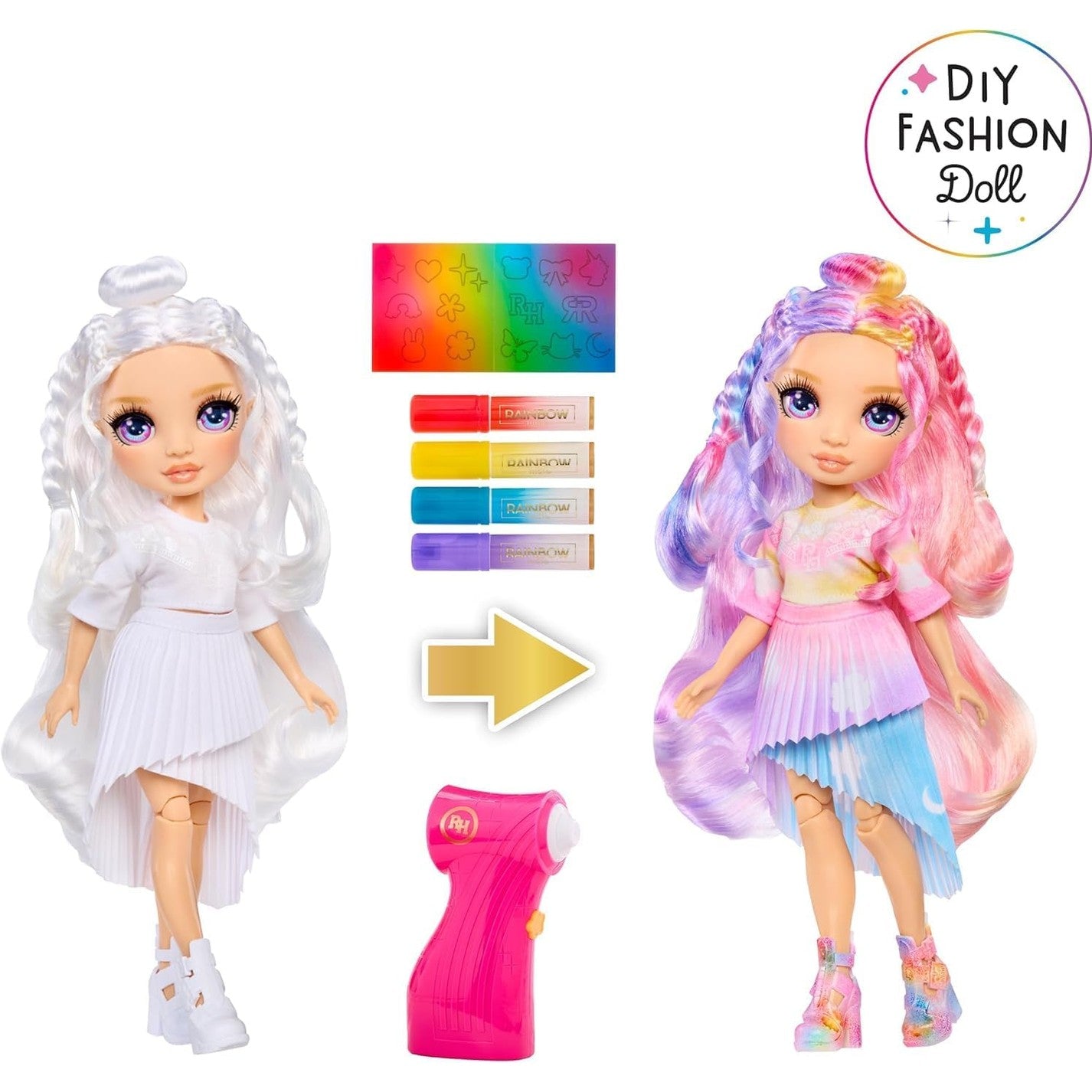 Rainbow High Air Brush & Create - PURPLE EYES by MGA Entertainment