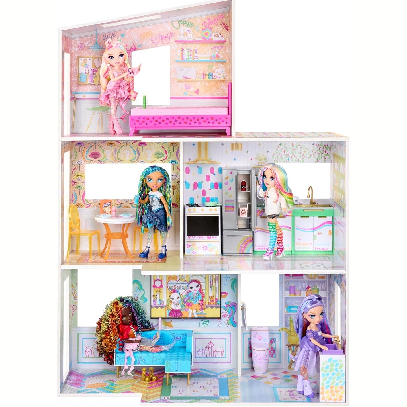 Rainbow High Color & Play - 3-Story Dollhouse by MGA Entertainment