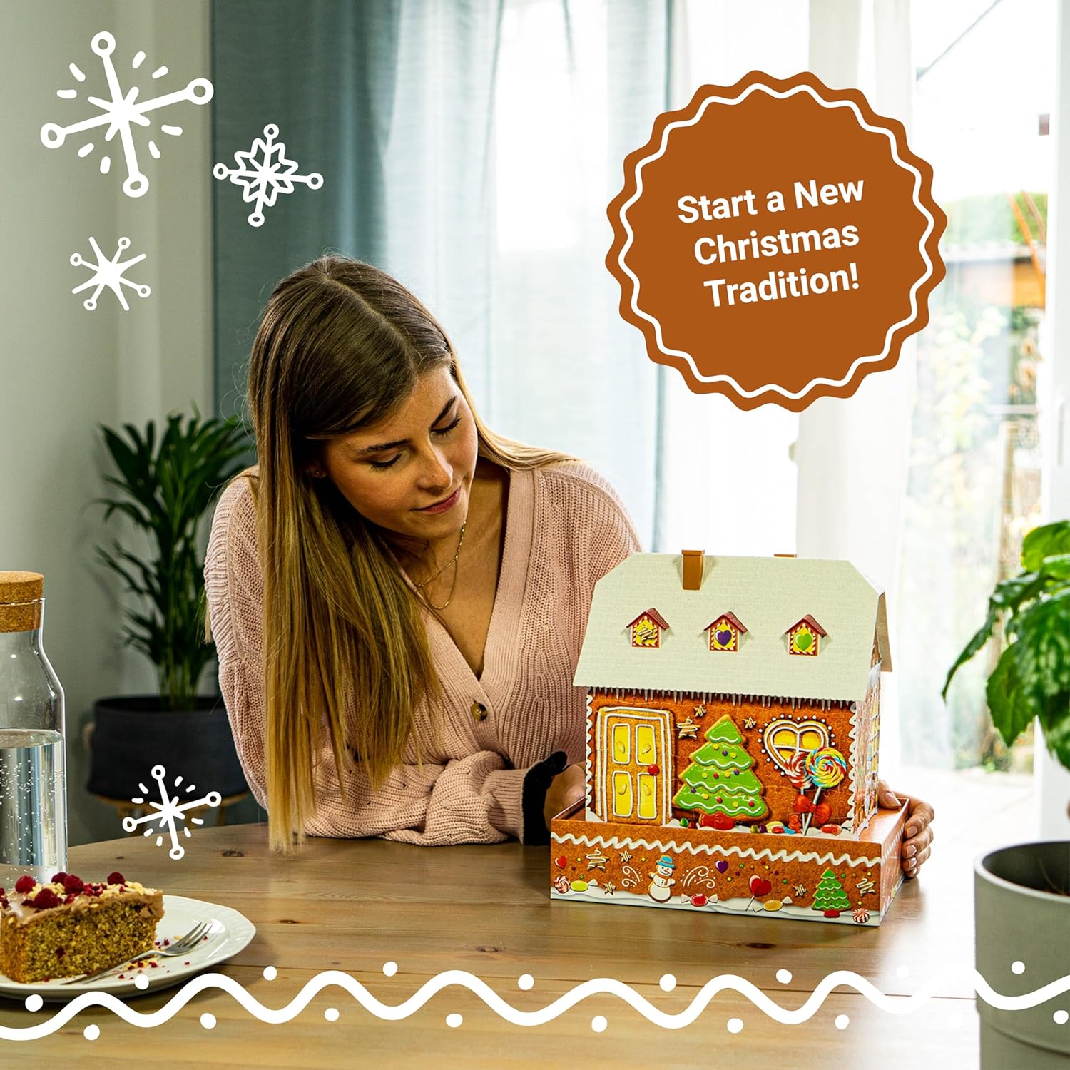 Ravensburger - 3D Gingerbread House with Lights by Ravensburger