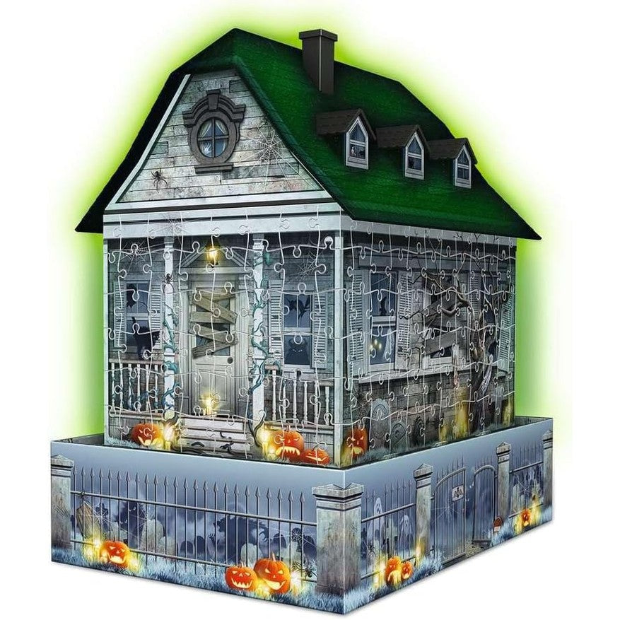 Ravensburger 3D Puzzle Haunted House at Night by Ravensburger