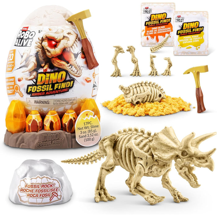 Zuru Robo Alive Fossil Find Amber Adventure