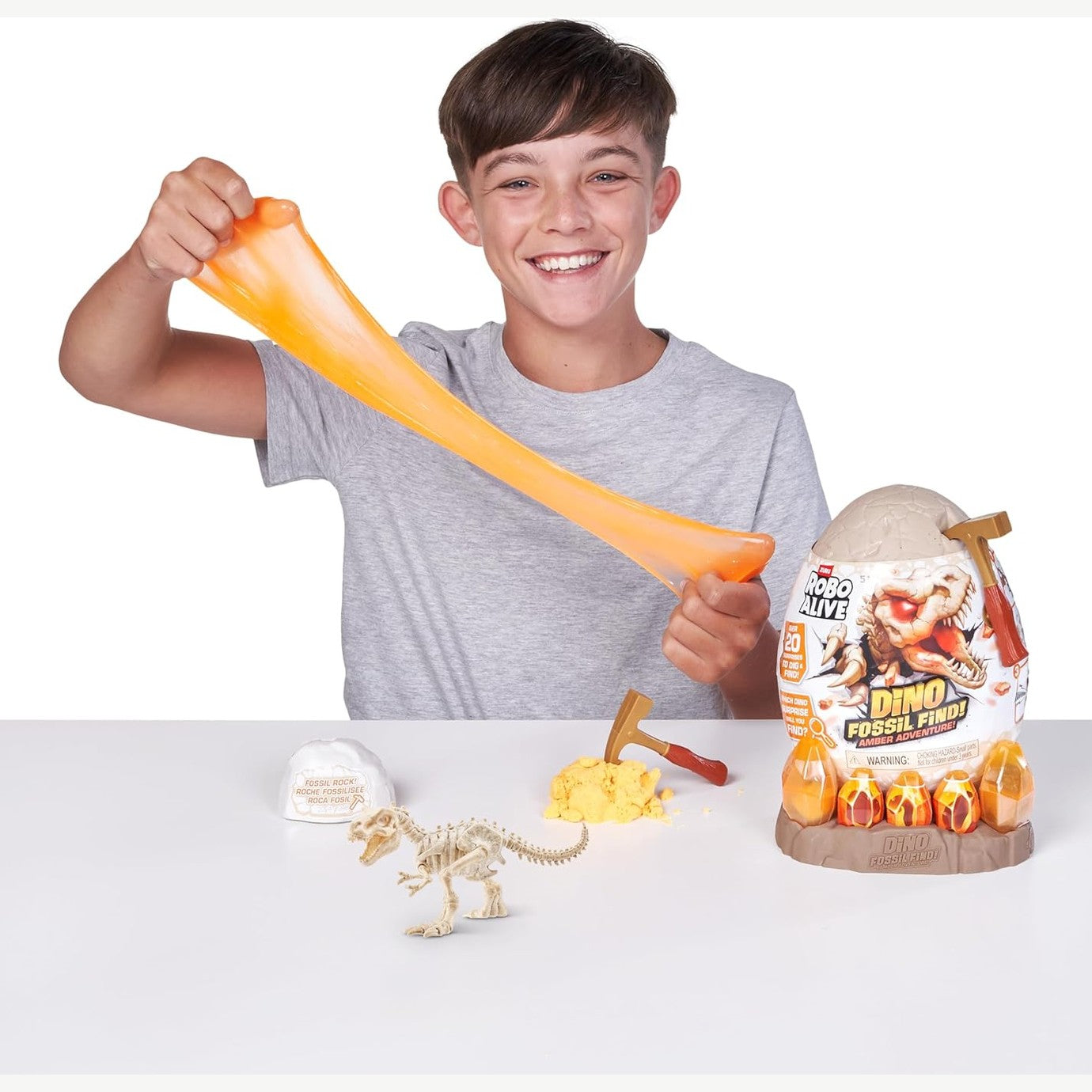 Robo Alive Fossil Find Amber Adventure