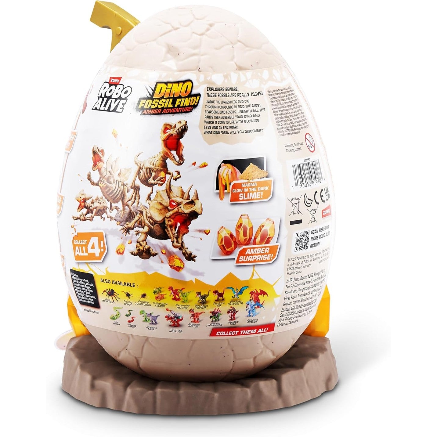 Robo Alive Fossil Find Amber Adventure