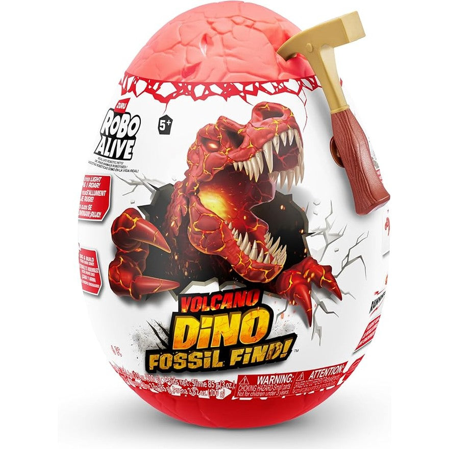 Robo Alive Volcano Dino Fossil Find