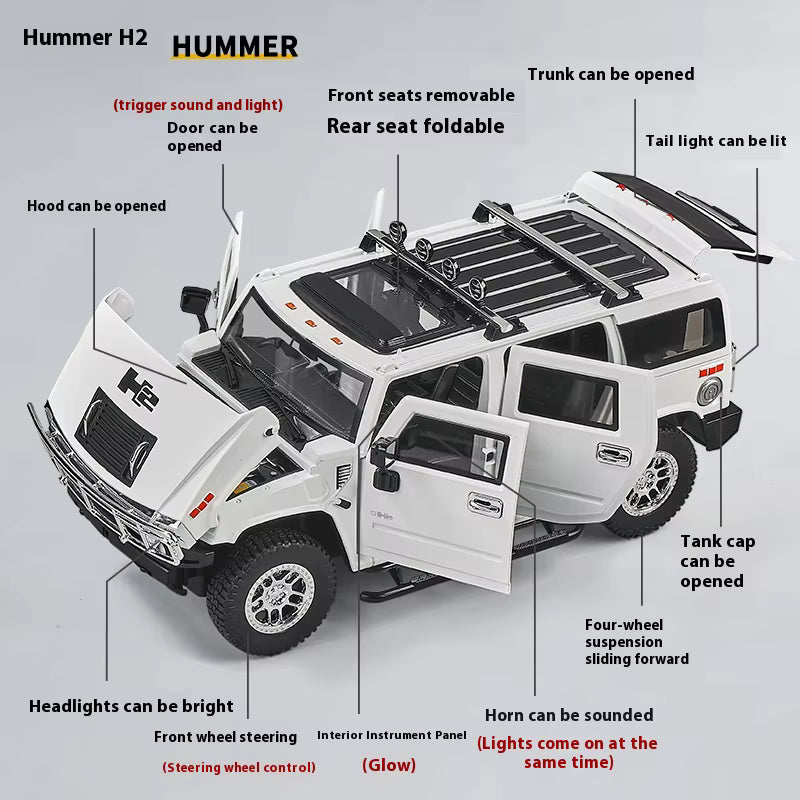 Hummer H2 1:24 Die-Cast Car by CHE ZHI