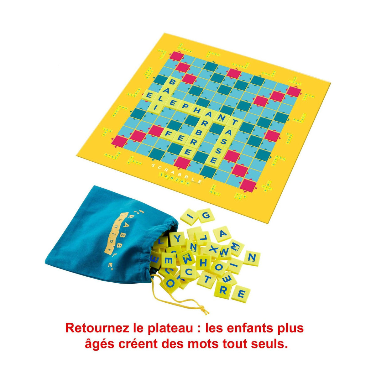 SCRABBLE JUNIOR (ENG/FR) by Hasbro