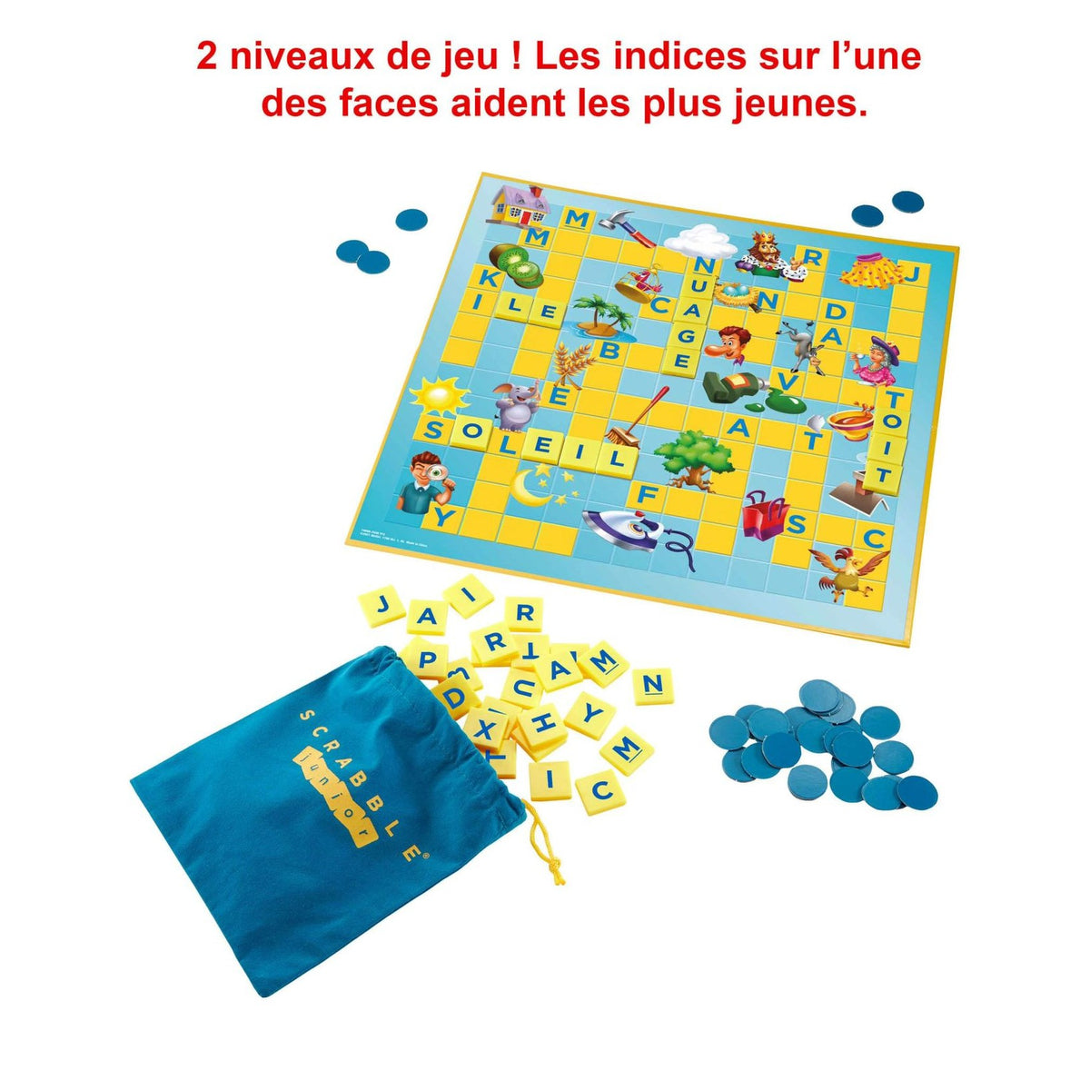 SCRABBLE JUNIOR (ENG/FR) by Hasbro