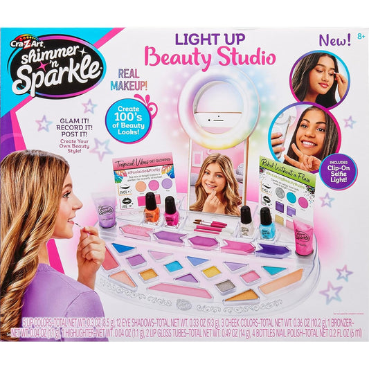SHIMMER N SPARKLE LIGHT UP BEAUTY STUDIO by Cra-Z-Art