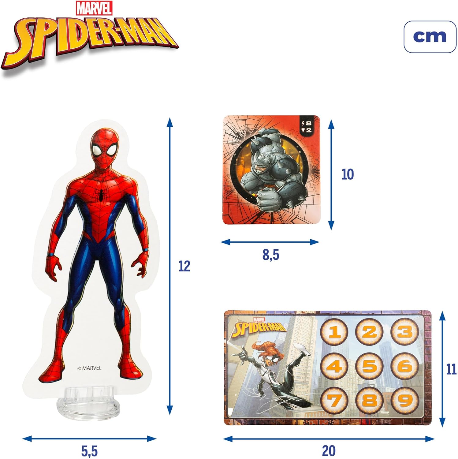 SPIDER MAN DEFENCE GAME by Lisciani