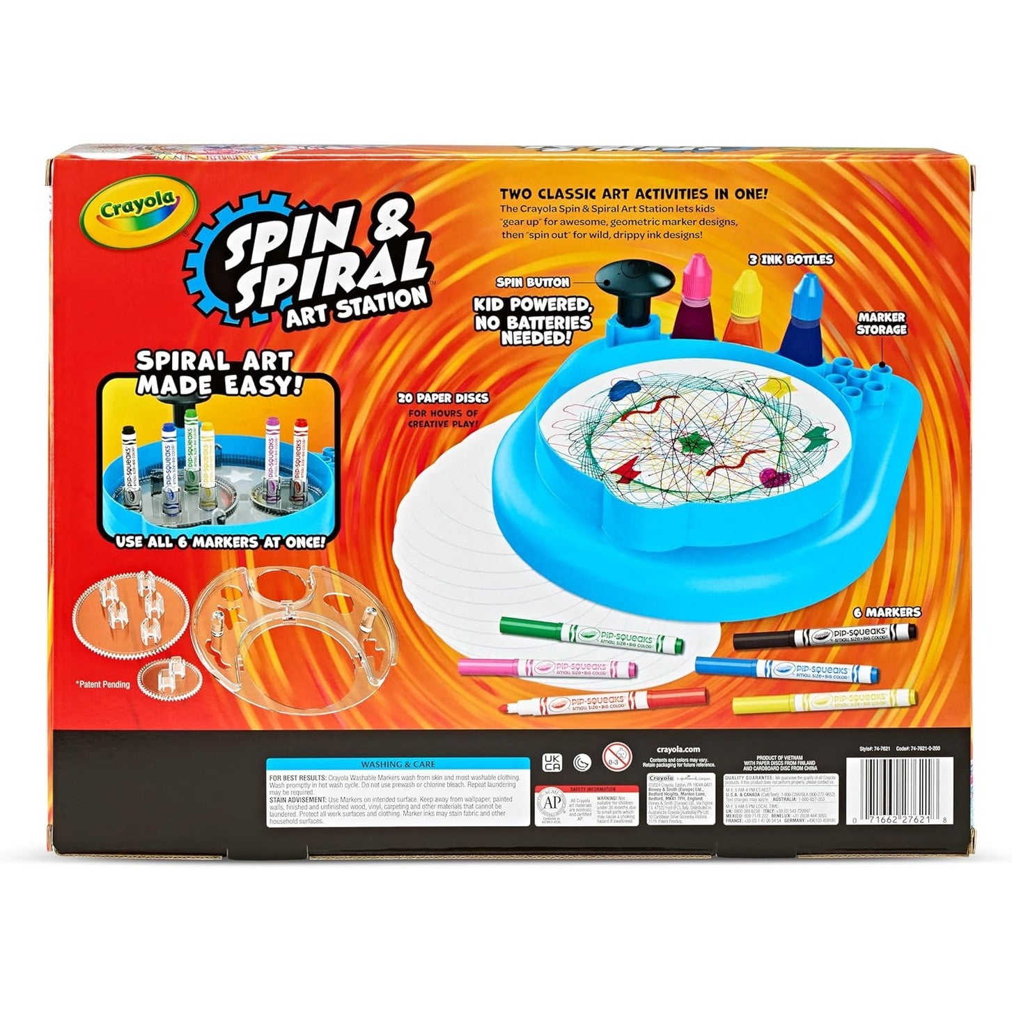 SPIN & SPIRAL ART STATION by Crayola