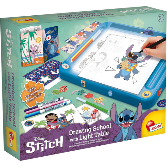 STITCH DRAWING SCHOOL WITH LIGHT TABLE by Lisciani
