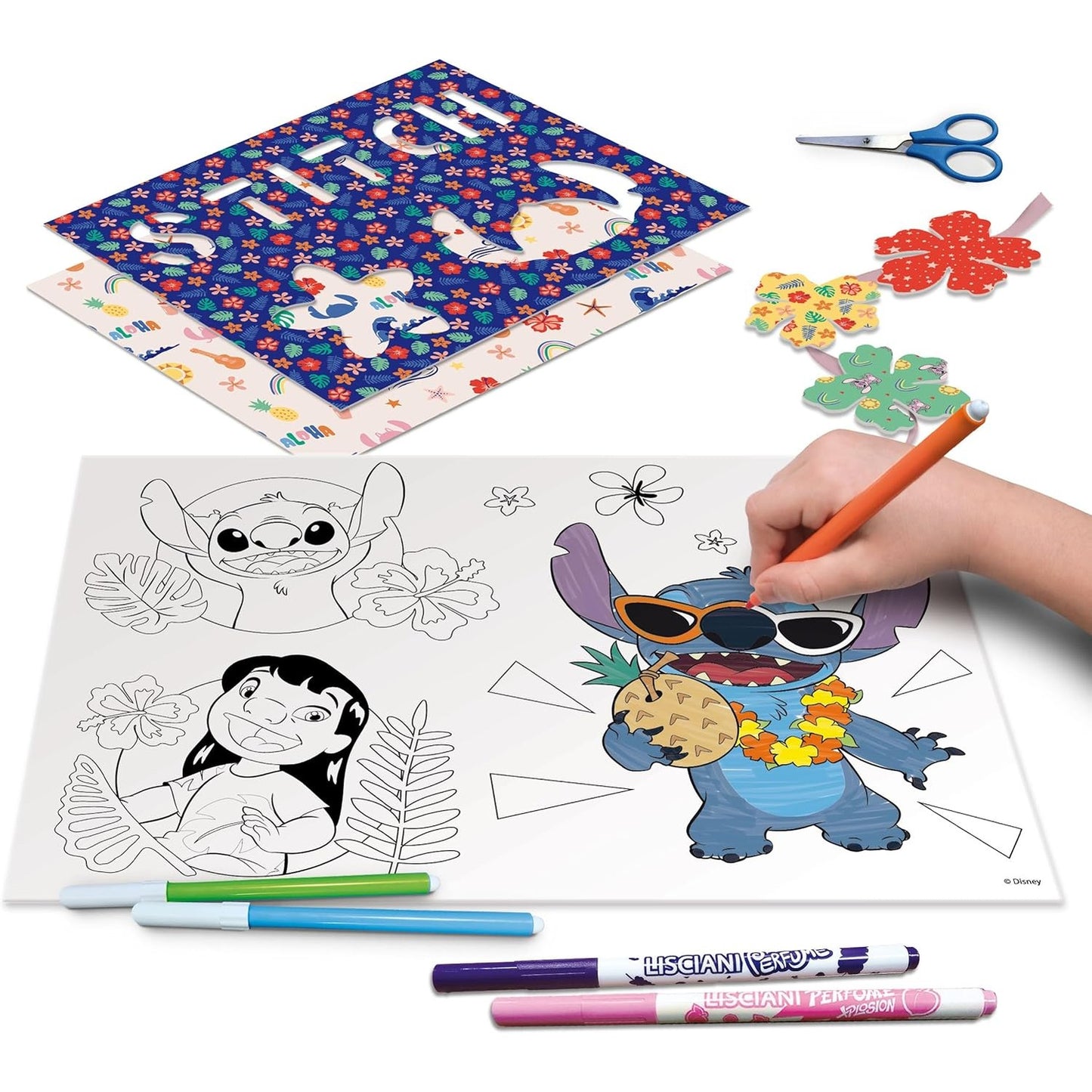 STITCH DRAWING SCHOOL WITH LIGHT TABLE by Lisciani