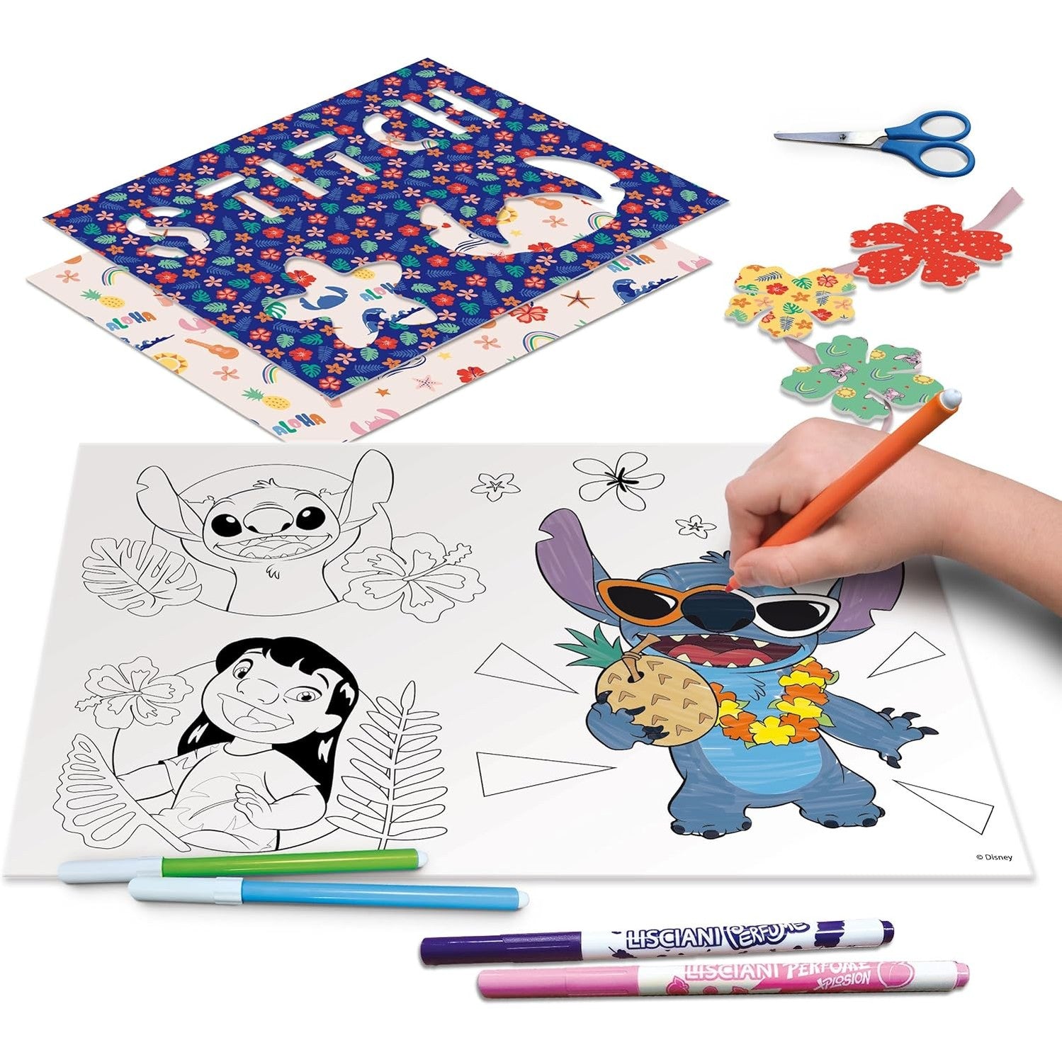 STITCH DRAWING SCHOOL WITH LIGHT TABLE by Lisciani