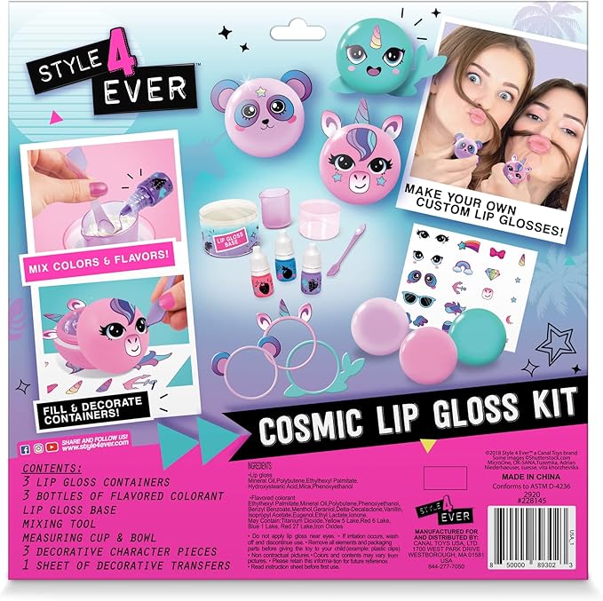 STYLE 4 EVER LIPGLOSS KIT by Canal Toys