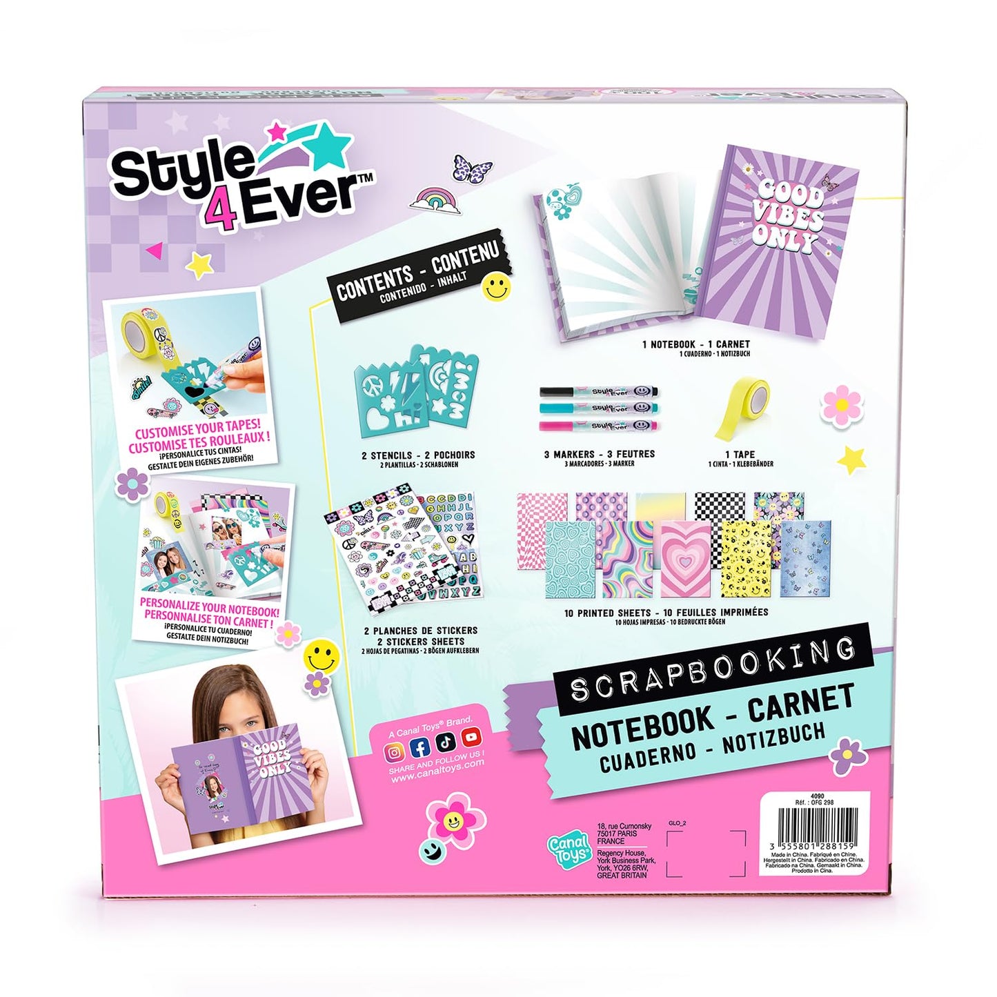 STYLE 4 EVER SCRAPBOOKING NOTEBOOK by TOY-FUN