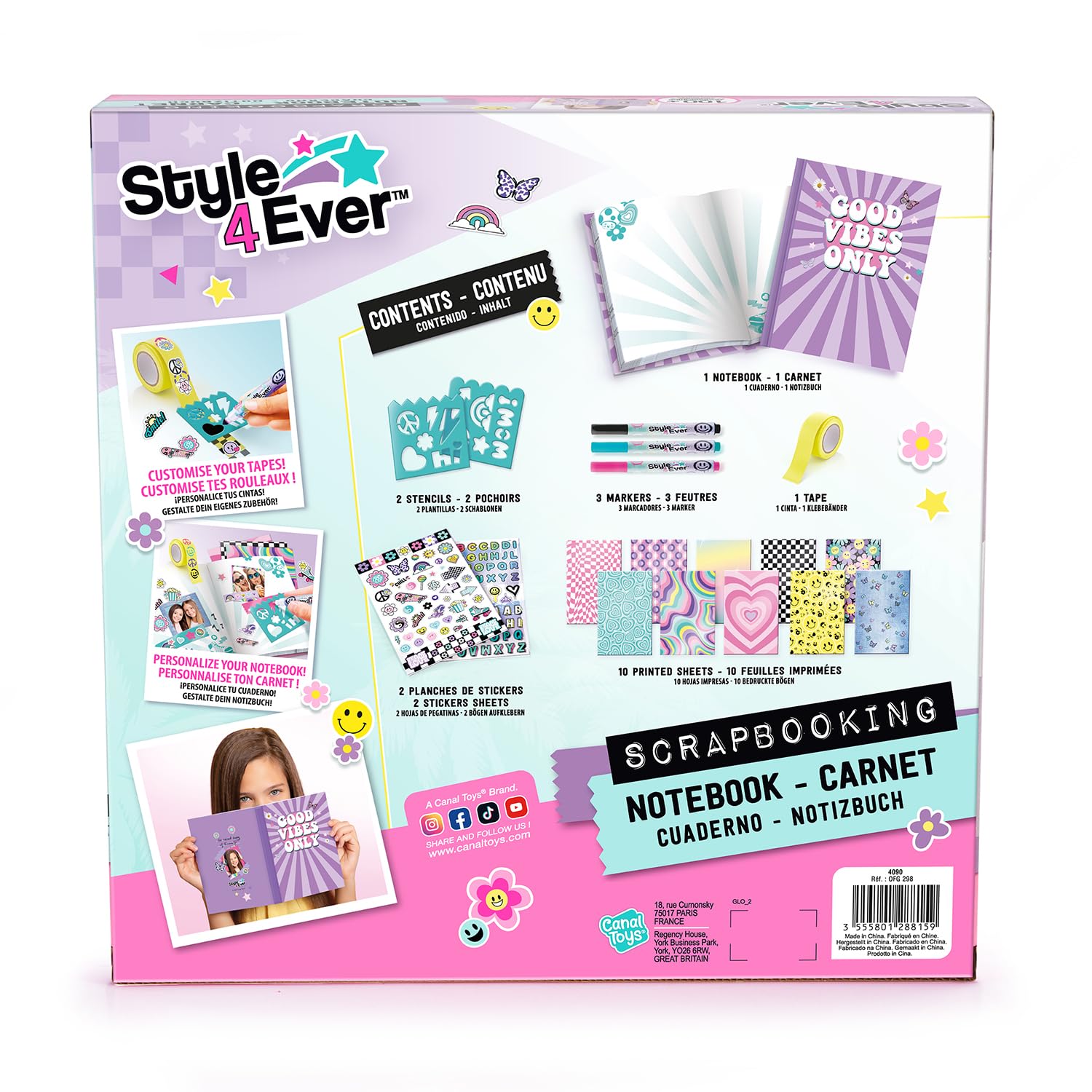 STYLE 4 EVER SCRAPBOOKING NOTEBOOK by TOY-FUN