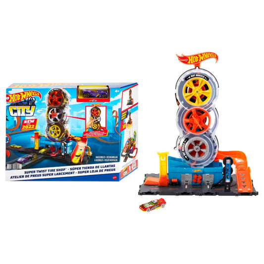 SUPER TWIST TIRE SHOP by Mattel