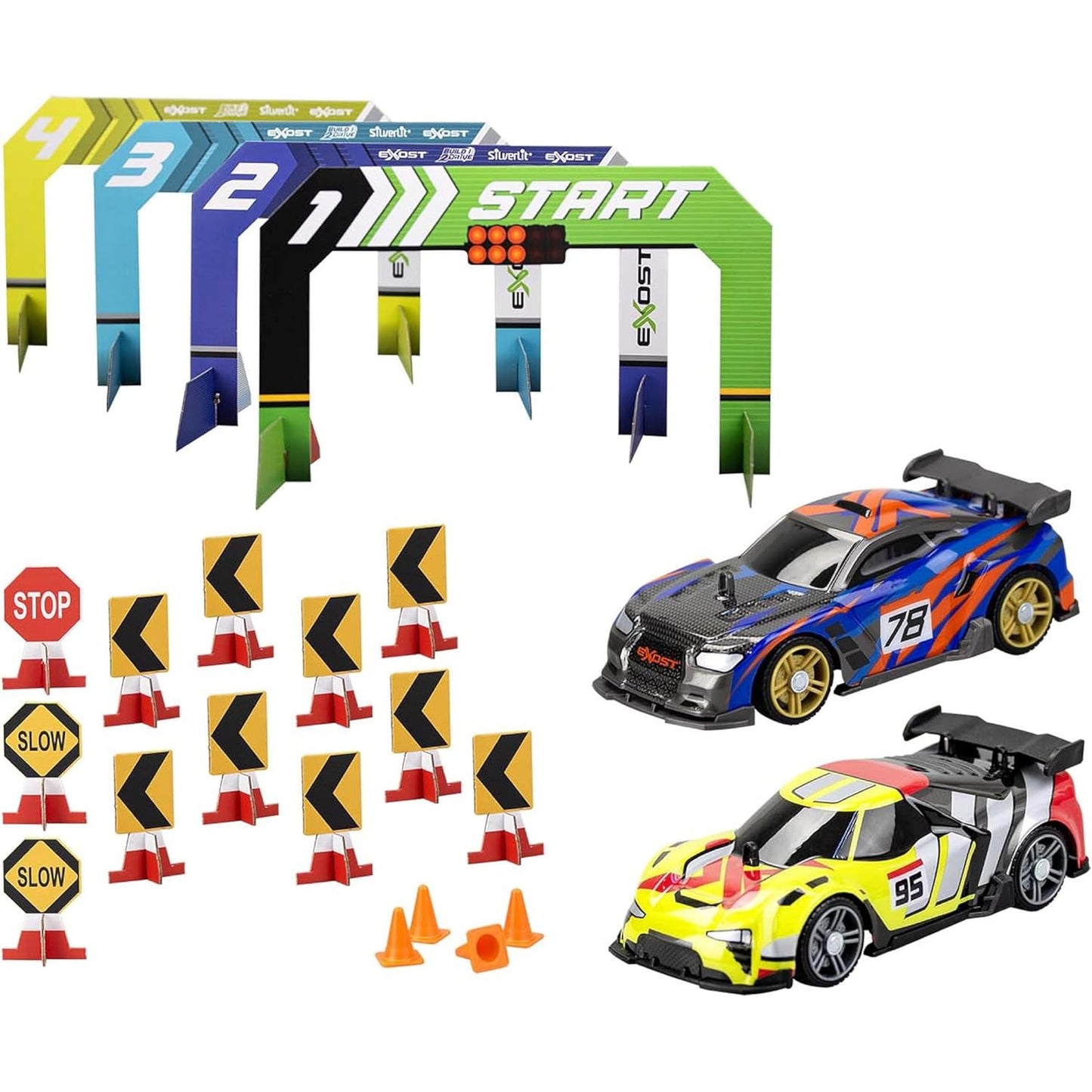 Silverlit Build 2 Drive RC Car Duo Set by Silverlit