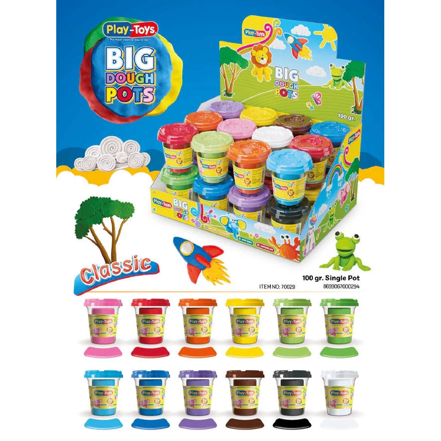 Single Assorted Cup Play Dough