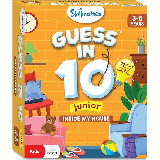 Skillmatics: Guess in 10 Junior Card Game Inside My House by Skillmatics