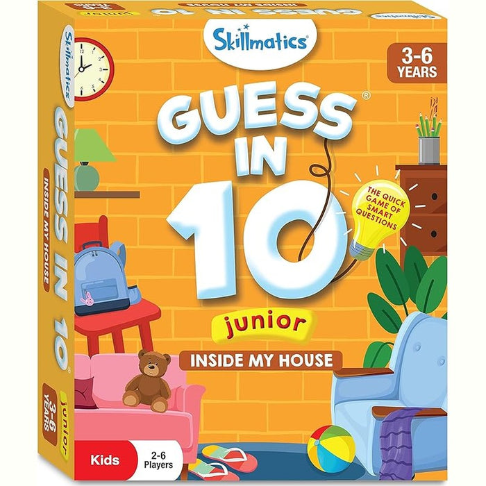 Skillmatics: Guess in 10 Junior Card Game Inside My House