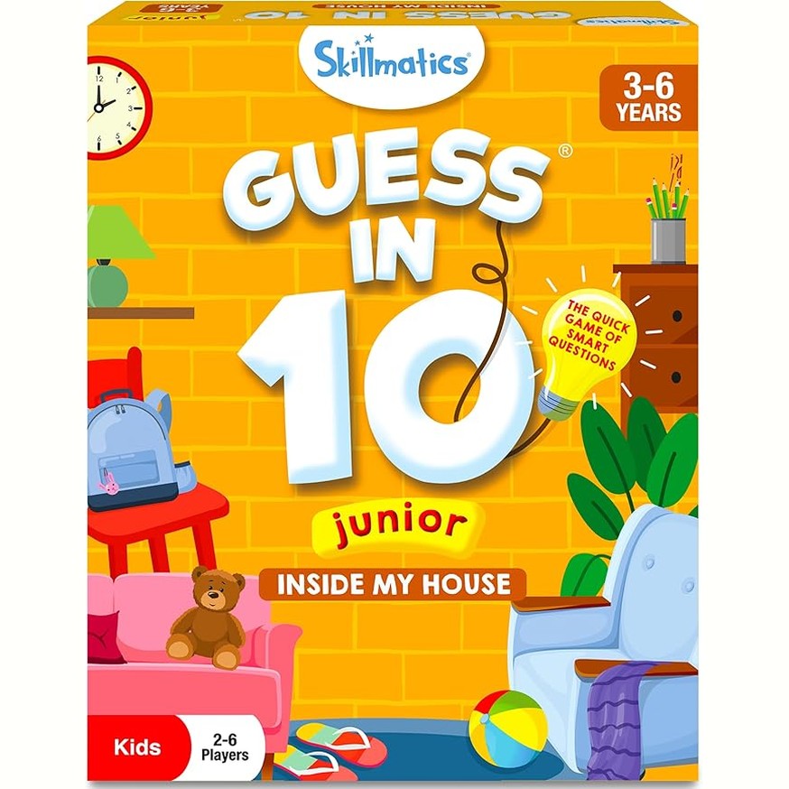 Skillmatics: Guess in 10 Junior Card Game Inside My House by Skillmatics