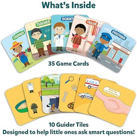 Skillmatics: Guess in 10 Junior Community Helpers Card Game by Skillmatics