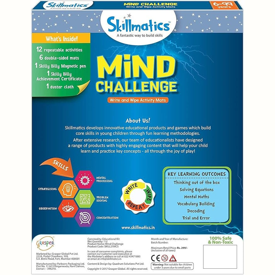 Skillmatics Mind Challenge by Skillmatics