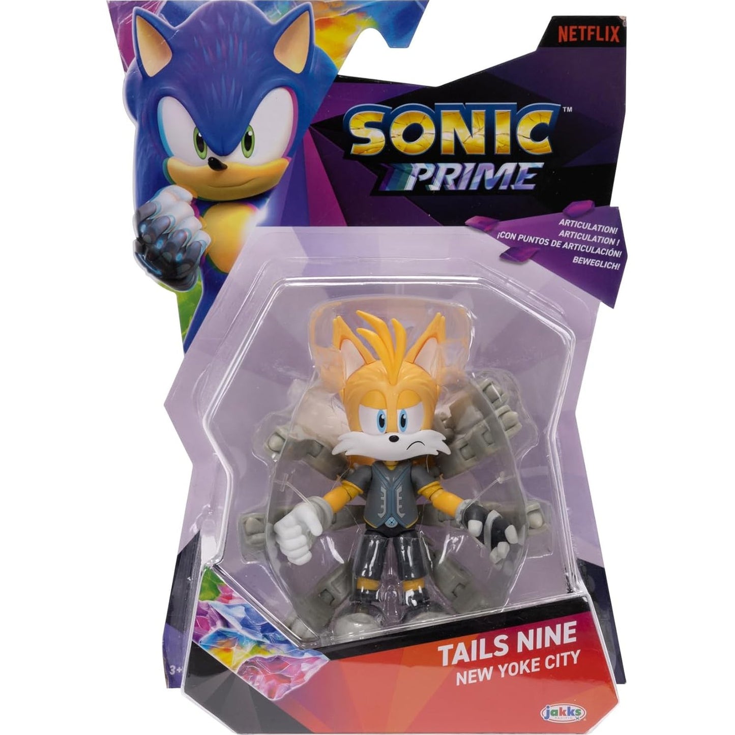 Sonic Prime 5" Nine Articulated Action Figure by JAKKS Pacific