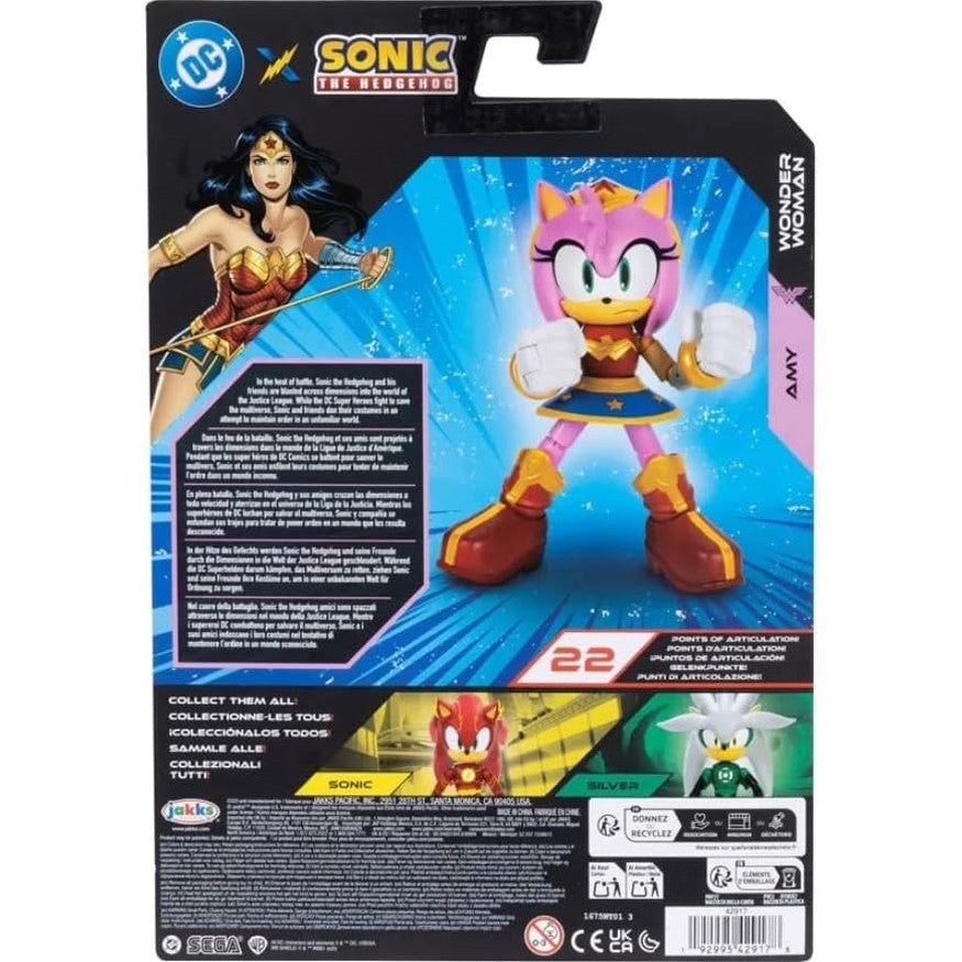 Sonic The Hedgehog DC Comics 5" Action Figure Wave 4 - Amy by JAKKS Pacific